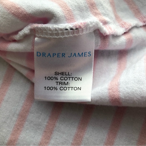 Draper James crewneck t-shirt in pink mariner size 3X - Picture 6 of 9